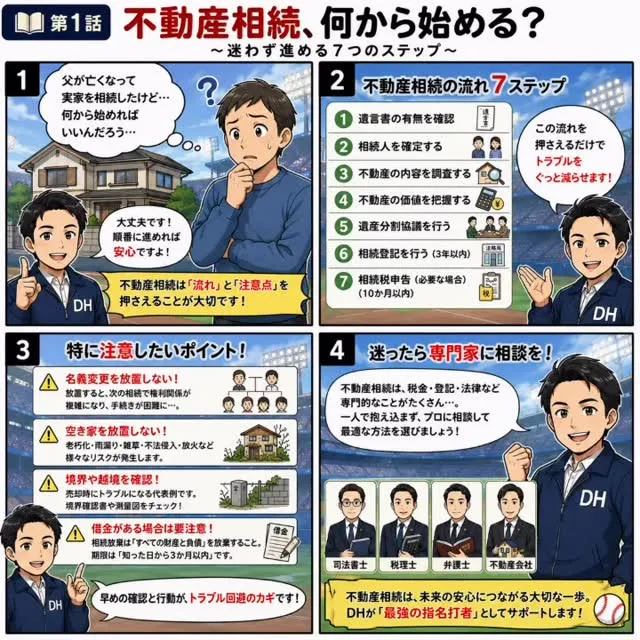 📚【第1話】不動産相続、何から始める？