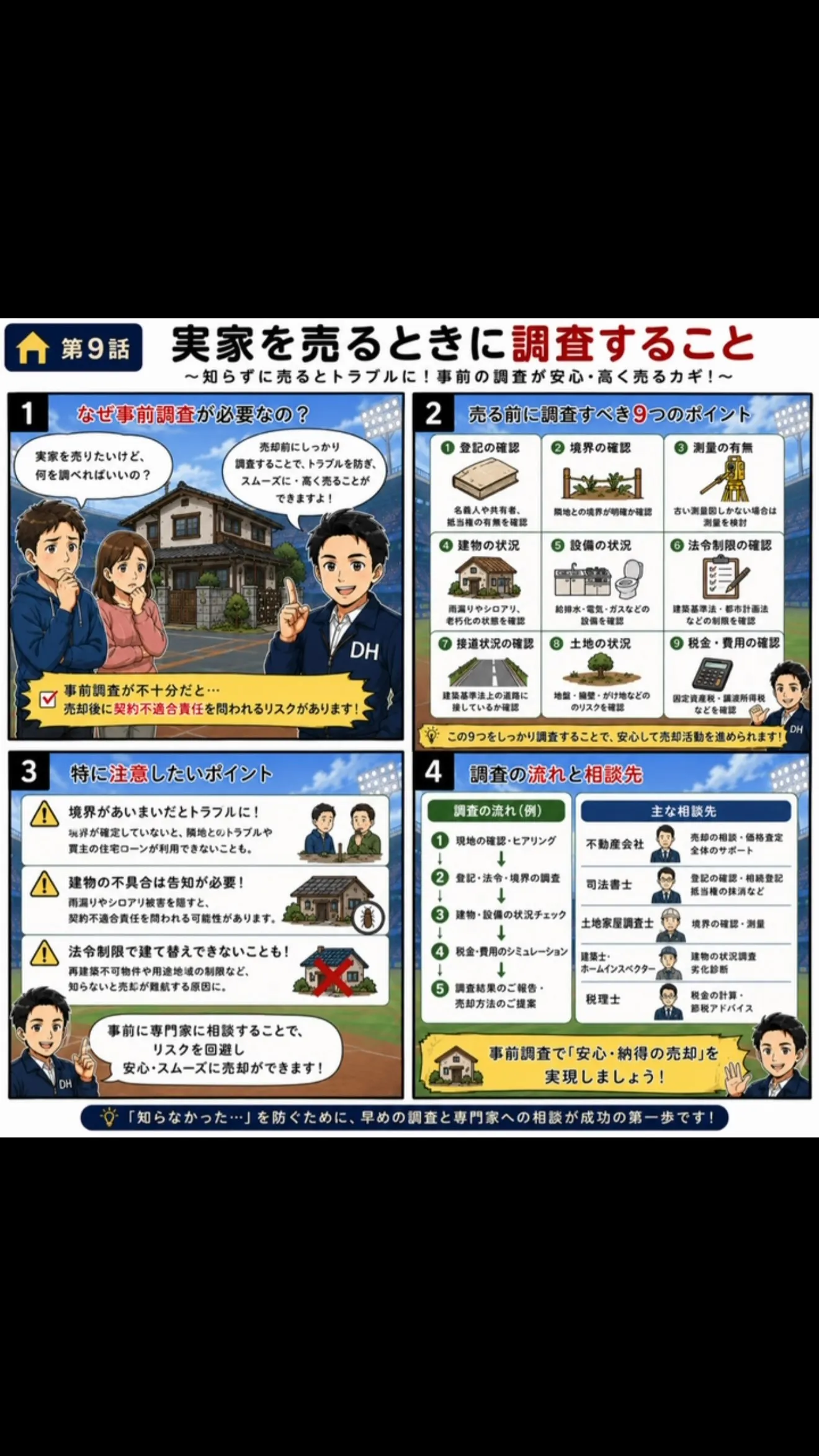 🏡【第9話】実家を売るときに調査すること