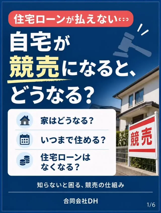 【住宅ローンが払えない…自宅が競売になるとどうなる？】